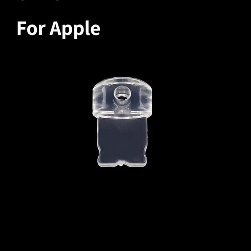 1 10PCS DIY Anti Dust Plug Transparent Charge Port Dust Plug for