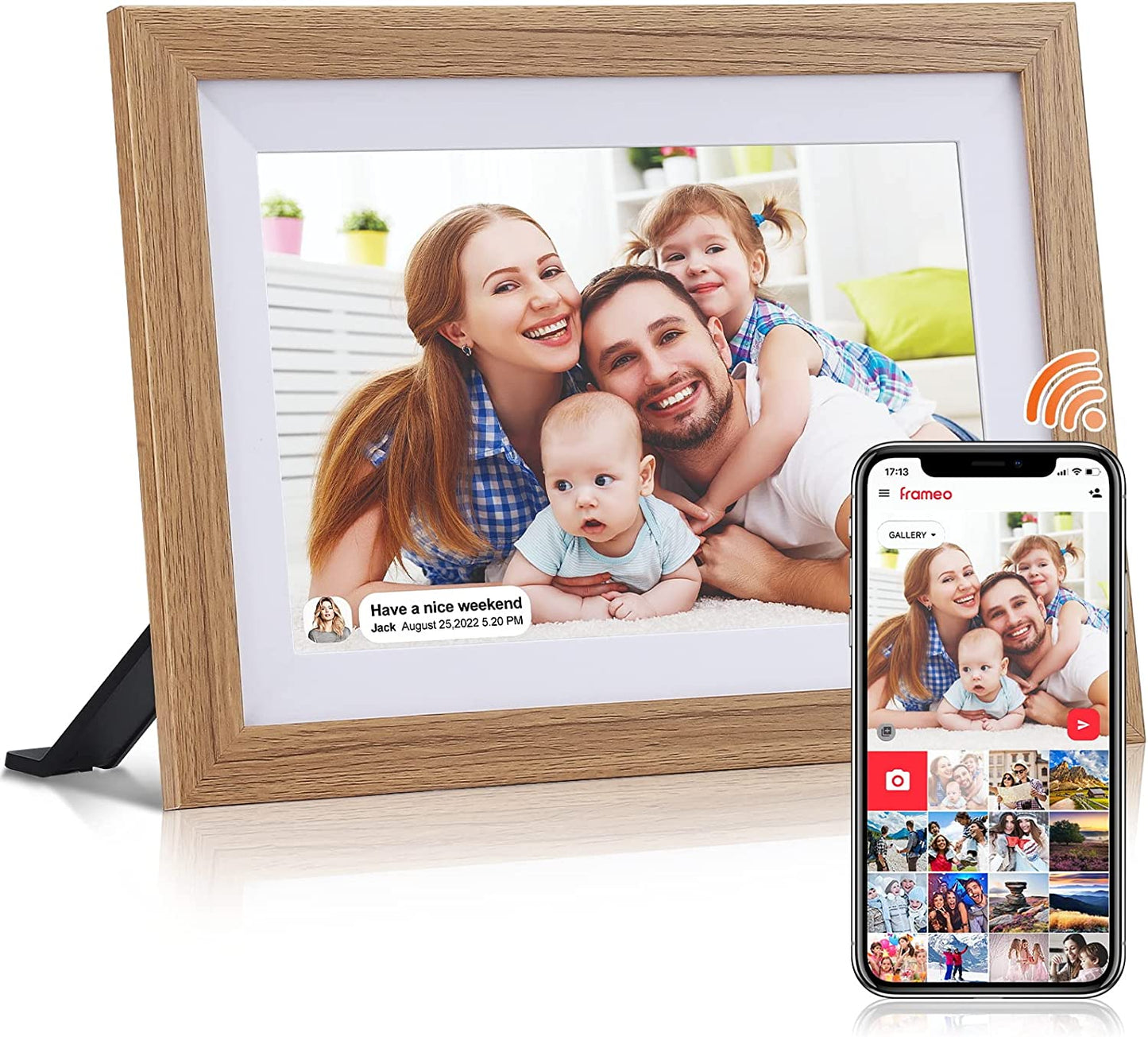 10.1 Inch Wifi Cloud Digital Photo Frame Ios Android App Remote
