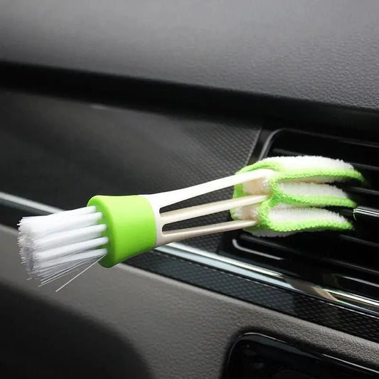 1 pcs Car Air Conditioner Vent Brush Microfibre Car Grille Cleaner