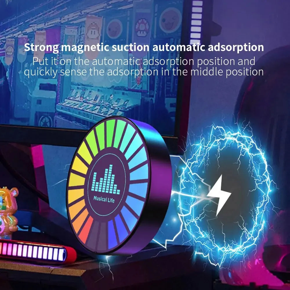 Aromatherapy magnetic pickup light RGB light LED light captures sound,