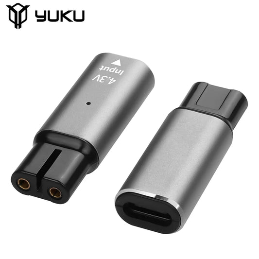 YUKU 4.3V Type-C Shaver Adapter Charging Converter for Philips Norelco