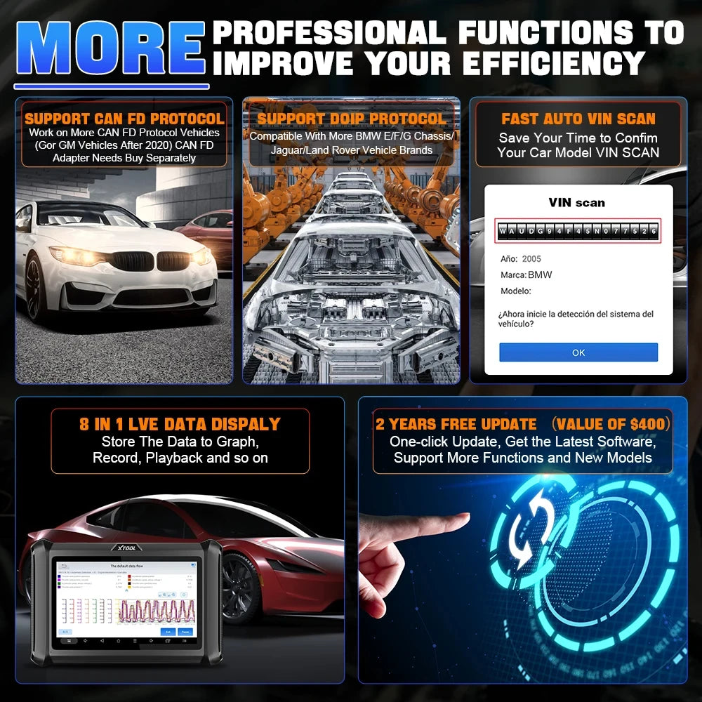 XTOOL X100 PADS Key Programming Tool Immobilizer All Key Lost Full