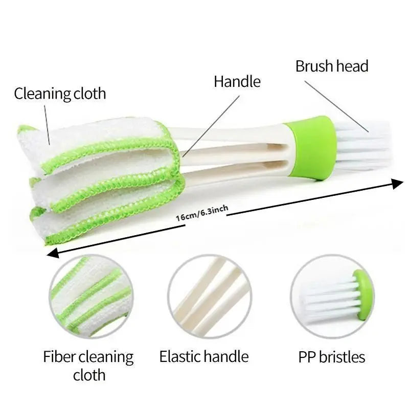 1 pcs Car Air Conditioner Vent Brush Microfibre Car Grille Cleaner