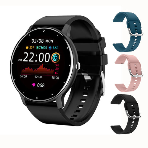 Canmixs 2021 New Smart Watch Women Men Lady Sport Fitness Smartwatch