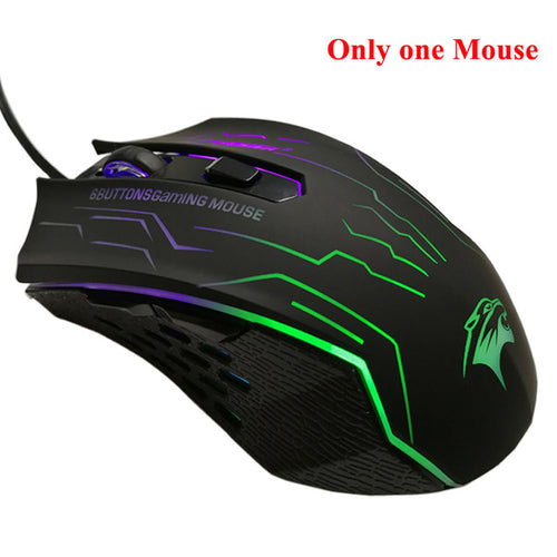 Forka Silent Click Usb Wired Gaming Mouse 6 Buttons 3200dpi Mute