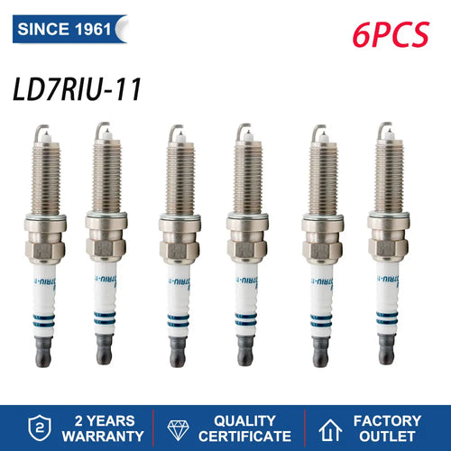 (Pack of 4-8) Car Candles Iridium Power TORCH Spark Plugs LD7RIU-11