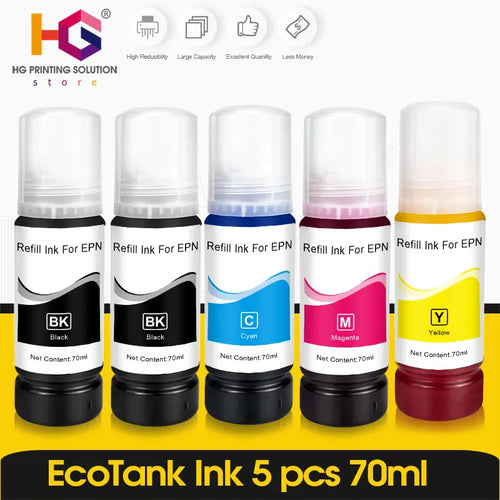 104 522 Refill Dye Ink For Epson EcoTank ET-2710 ET-2711 ET-2712