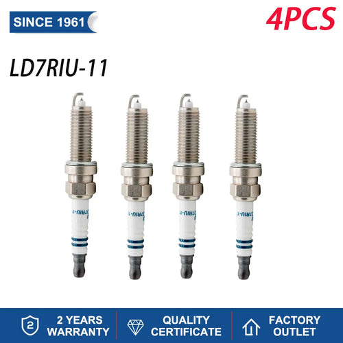 (Pack of 4-8) Car Candles Iridium Power TORCH Spark Plugs LD7RIU-11