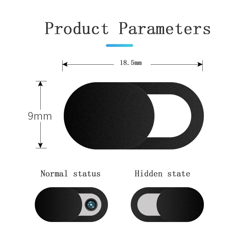 1/20PCS Webcam Cover Shutter Magnet Slider Universal Antispy Camera
