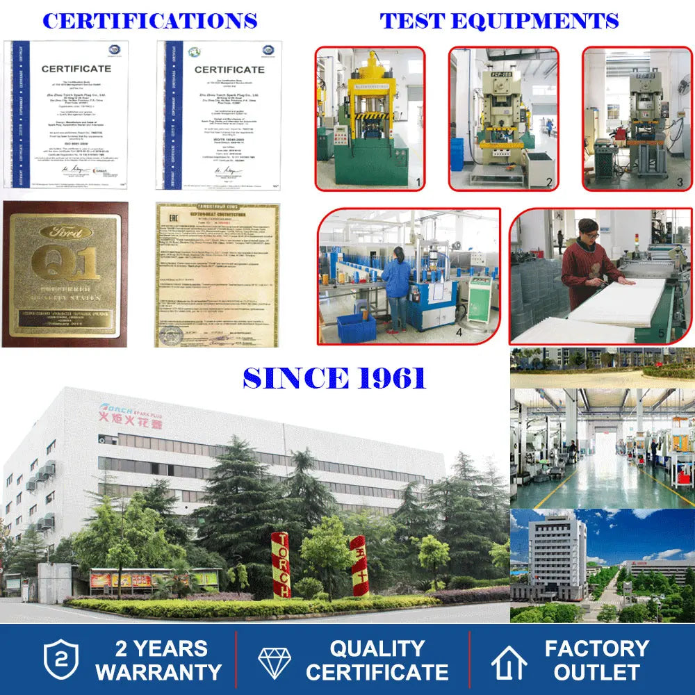 (Pack of 4-8) Car Candles Iridium Power TORCH Spark Plugs LD7RIU-11