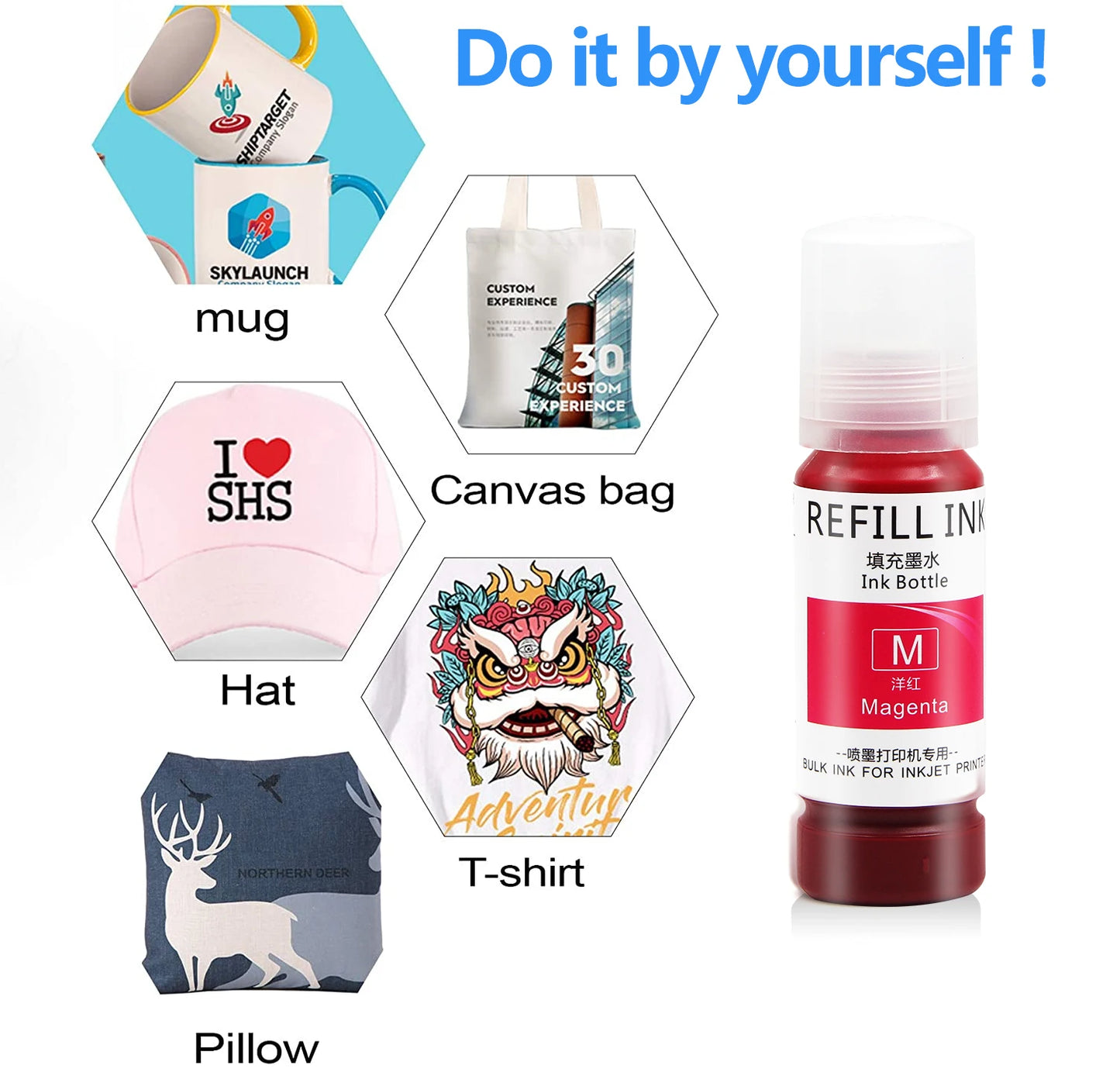 003 Sublimation Ink For Epson ET-2700 ET-2750 L4150 ET-3750 L4160