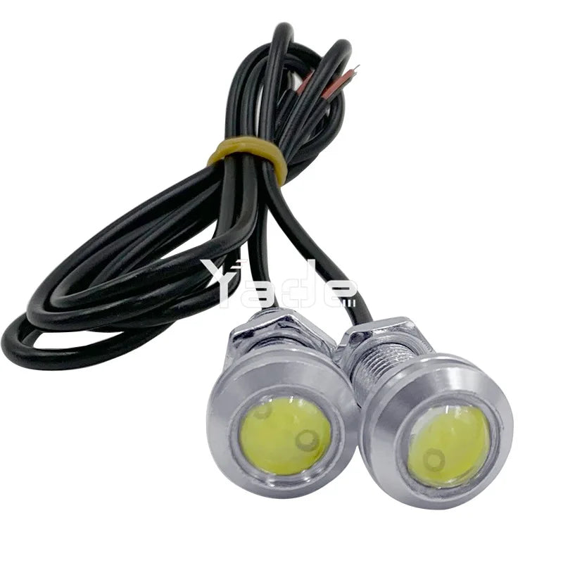 Yade automobile led eagle-eye lamp 18mm 9W ultra-thin rogue screw