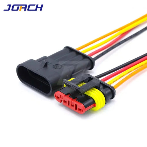1 sets AMP 1P 2P 3P 4P 5P 6P Waterproof Electrical Auto Connector Male