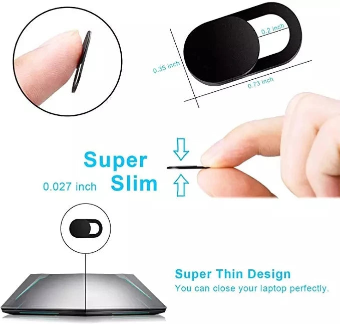 1/20PCS Webcam Cover Shutter Magnet Slider Universal Antispy Camera