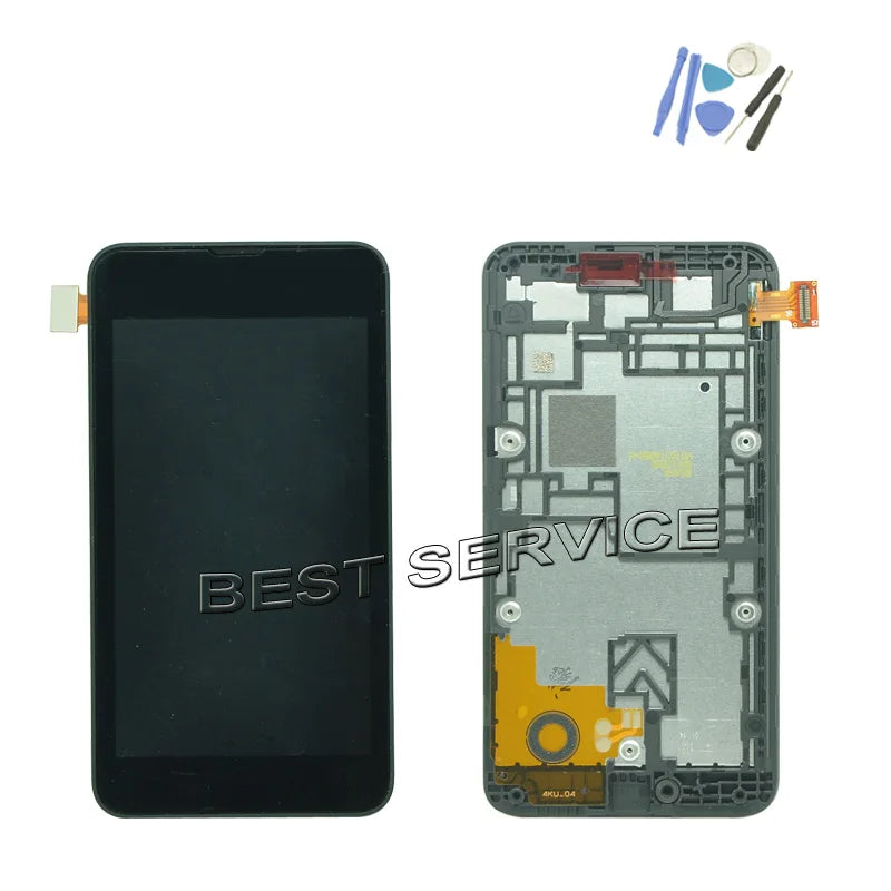 For Nokia Lumia 530 LCD Display Screen Touch Panel LCD Digitizer Frame