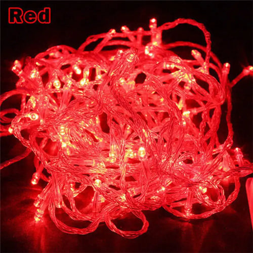 10M 100LEDs LED String Light AC220V AC110V 9 Colors Festoon Lamps