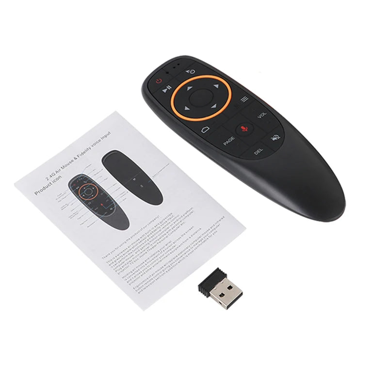G10S Air Mouse Voice Control 2.4G USB Receiver G10s with Gyro Sensing