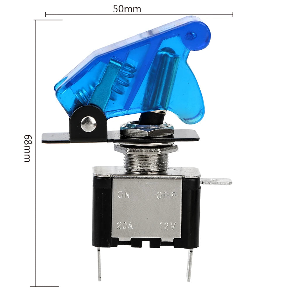 12V SPST Toggle Rocker Switch LED Light for Ignitions Boost Marine
