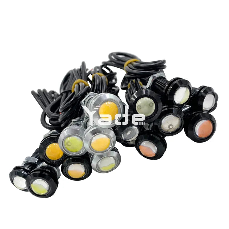 Yade automobile led eagle-eye lamp 18mm 9W ultra-thin rogue screw