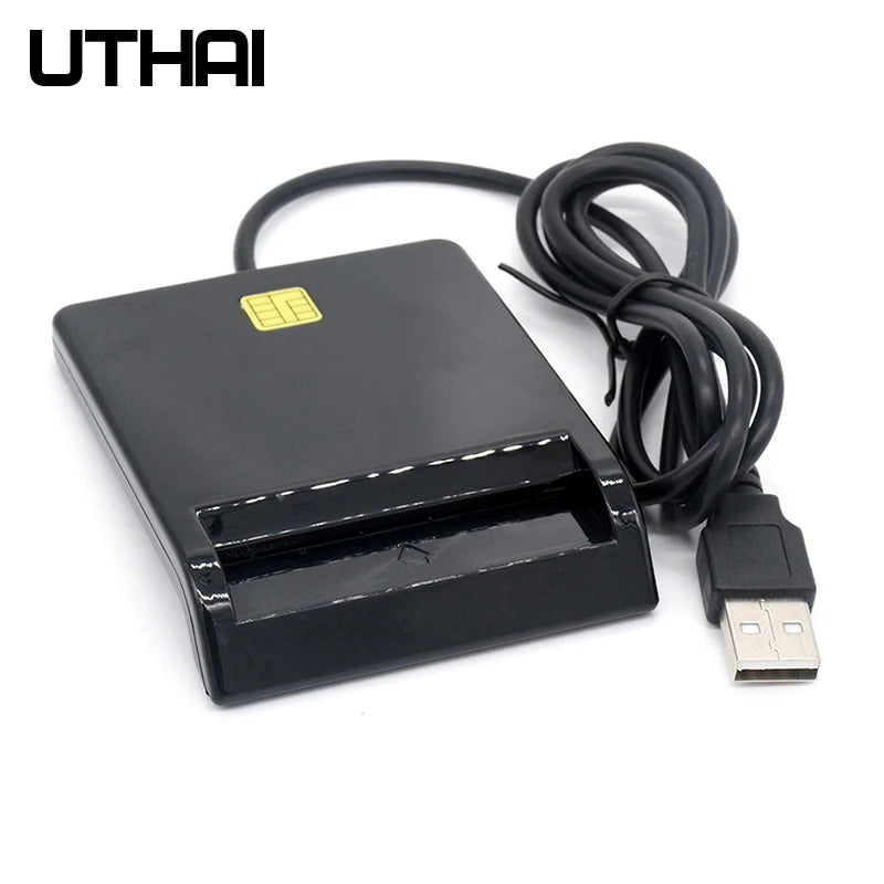 UTHAI X02 USB SIM Smart Card Reader For Bank Card IC/ID EMV SD TF MMC