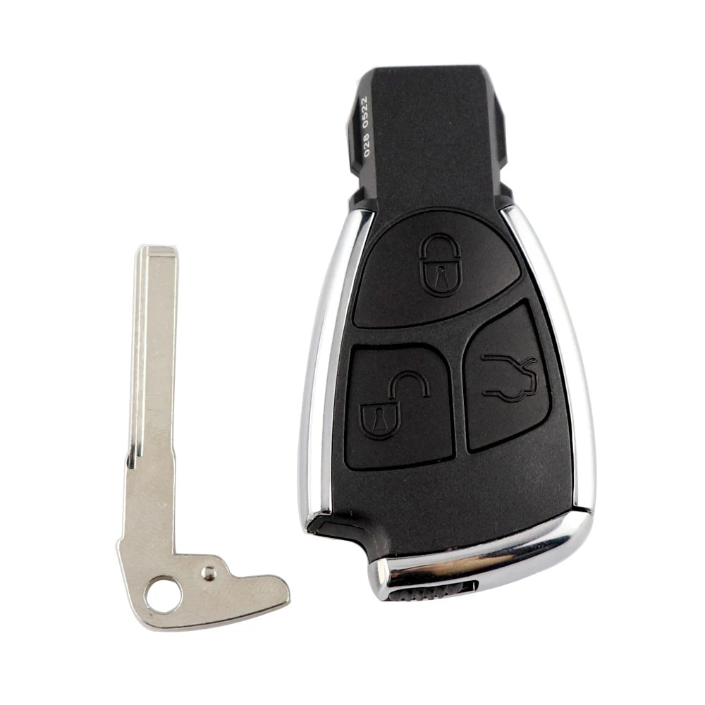 YIQIXIN 3 Buttons Smart Remote Car Key Shell Fob 433Mhz For Mercedes