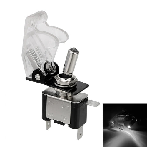12V SPST Toggle Rocker Switch LED Light for Ignitions Boost Marine