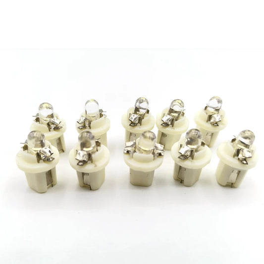 10Pcs/lot Multi Color T5 B8.5D  SMD LED Car Light Automobiles