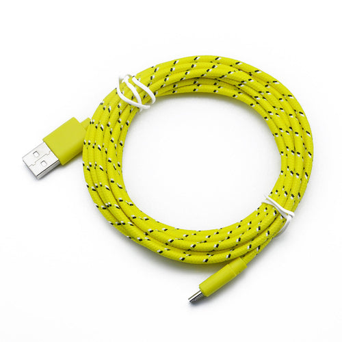 Micro Usb Cable 1m 2m 3m Nylon Braided Data Sync Usb Charger Cable For