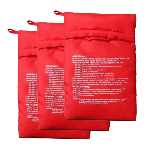 Microwave Potato Bag Reusable Express Microwave Potato Cooker Bag