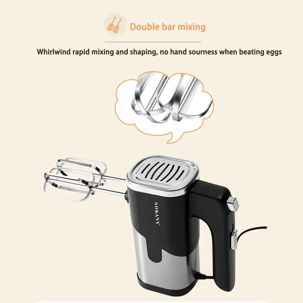 Electric Food Blender with Strong Horsepower Double Stick Blending Is