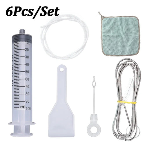 5Pcs/Set Refrigerator Drain Hole Clog Remover Dredge Cleaning Tools