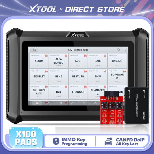 XTOOL X100 PADS Key Programming Tool Immobilizer All Key Lost Full