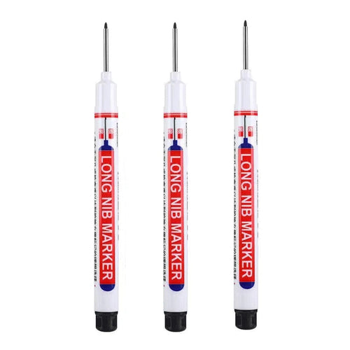 1/4Pcs White Permanent Paint Pen set for Wood Rock Plastic Leather