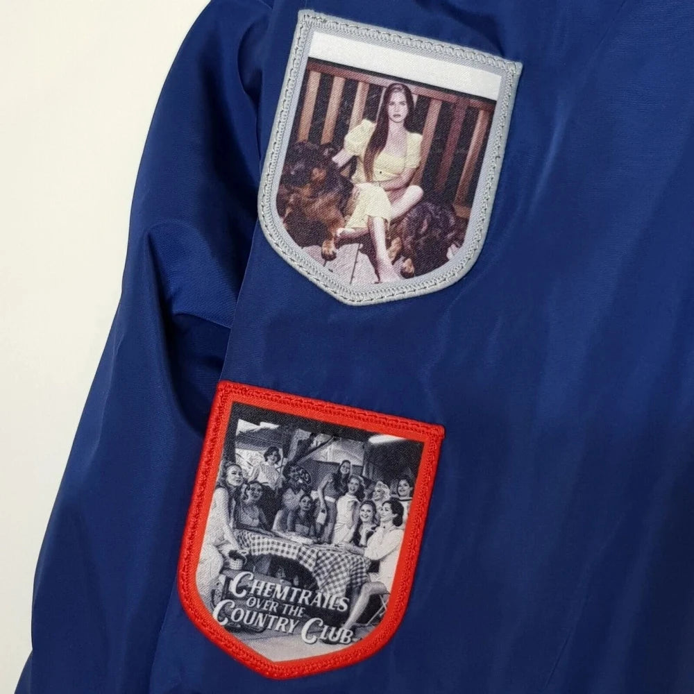 Lana Merch Racing Jacket With Patches Commemorative LDR Racer Jackets