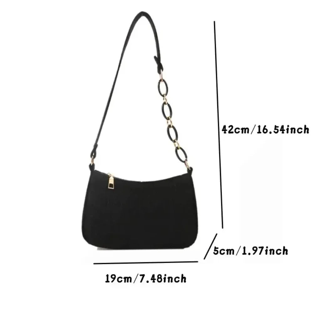 Women's Felt Design Luxury Handbag Women's Fashion Casual Handbag