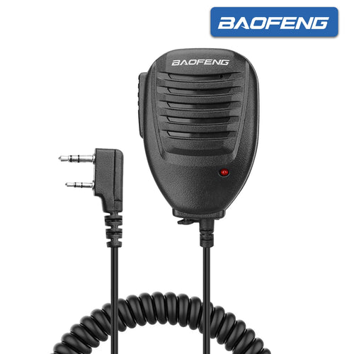 BaoFeng Walkie Talkie BF-780 2 Pin PTT Speaker Mic for