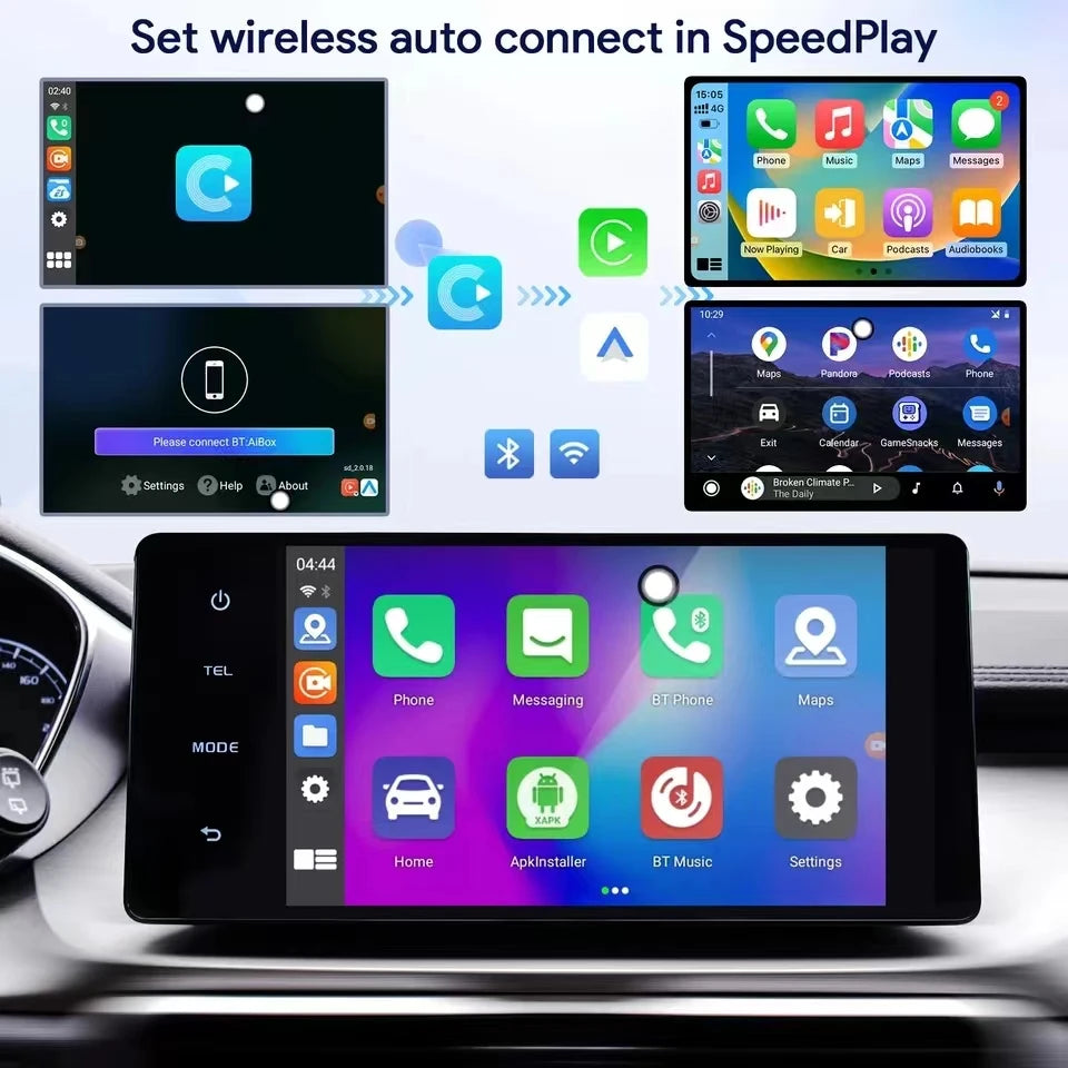 CarPlay Ai Box Android13 Tv Box Support Netflix YouTube Wireless