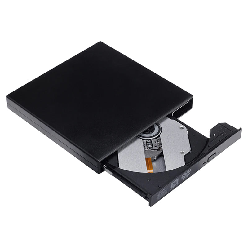 External CD DVD Drive, USB 2.0 Slim Protectable External CD-RW Drive