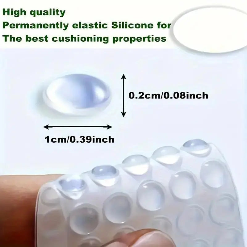 100Pcs Soft Silicone Rubber Anti Slip Bumpers Feet Pads Damper Buffer