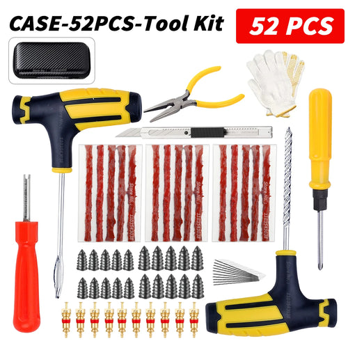 Car Tire Repair Kit Puncture Plug Tools Tyre Puncture Emergency for