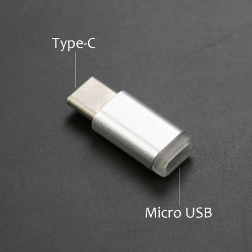 YUXI Silver 1PCS Micro USB to Converter Adapter For iPhone X 8 7 6