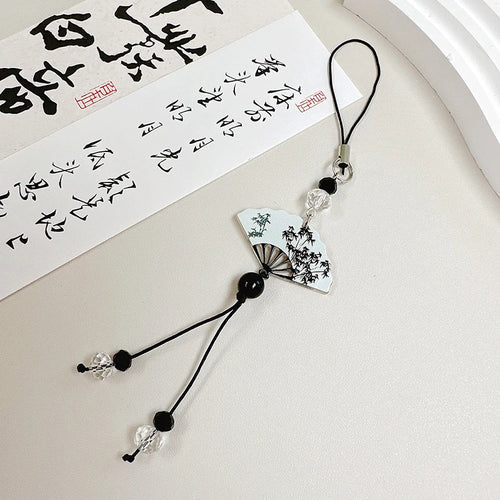 1Pc Chinese Style Anti-lost Phone Lanyard Retro Tassel Pendant