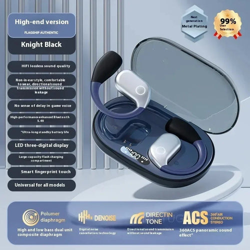 144 Languages Translation Earbuds Real-time Two-Way Headphones Travel