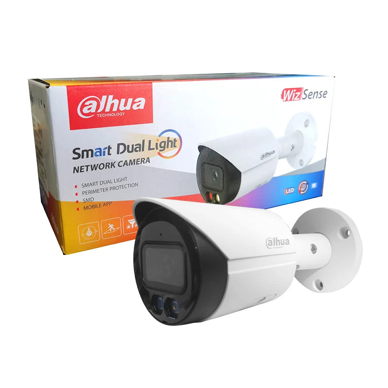 Dahua 4MP 4K Wizsense Smart Dual Light IP Camera Mini Bullet CCTV