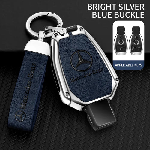 Car Zinc Alloy Key Case Bag Metal Key Shell For Mercedes-Benz A B C E