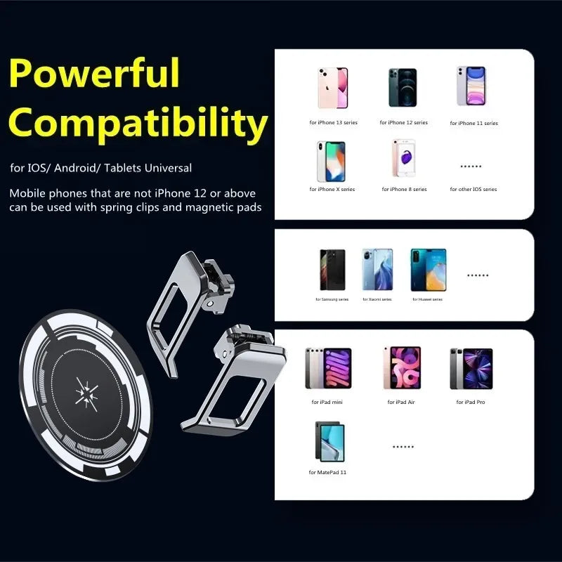 2 IN 1 MEMO CX08 Magnetic Back Clip Universal Mobile Phone Cooler