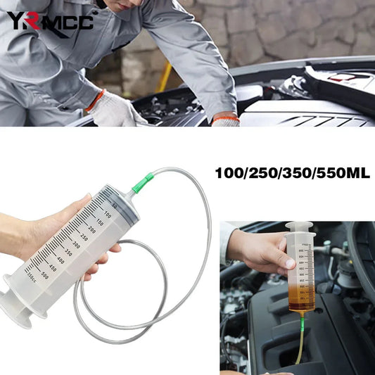 1 Set Car Oil Pump Extractor Oil Pump with Scale Reusable for