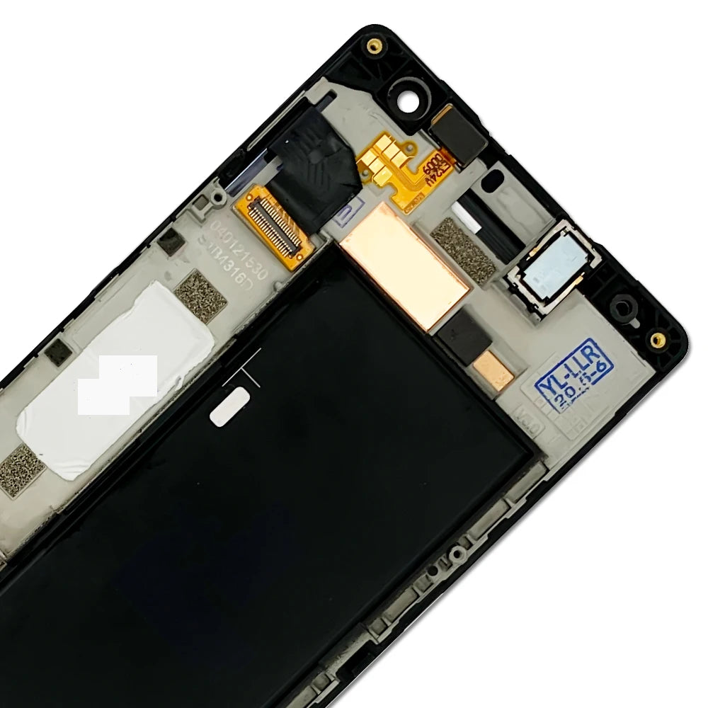 Original 4.7'' LCD Touch Screen For NOKIA Lumia 730 Display With Frame