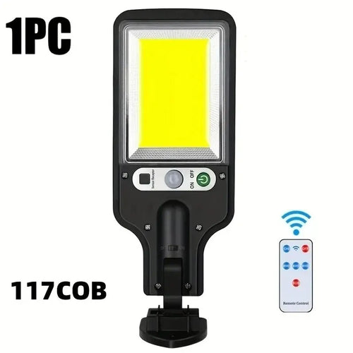 72/108COB Solar Lights Outdoor With 3 Mode Waterproof Motion Sensor