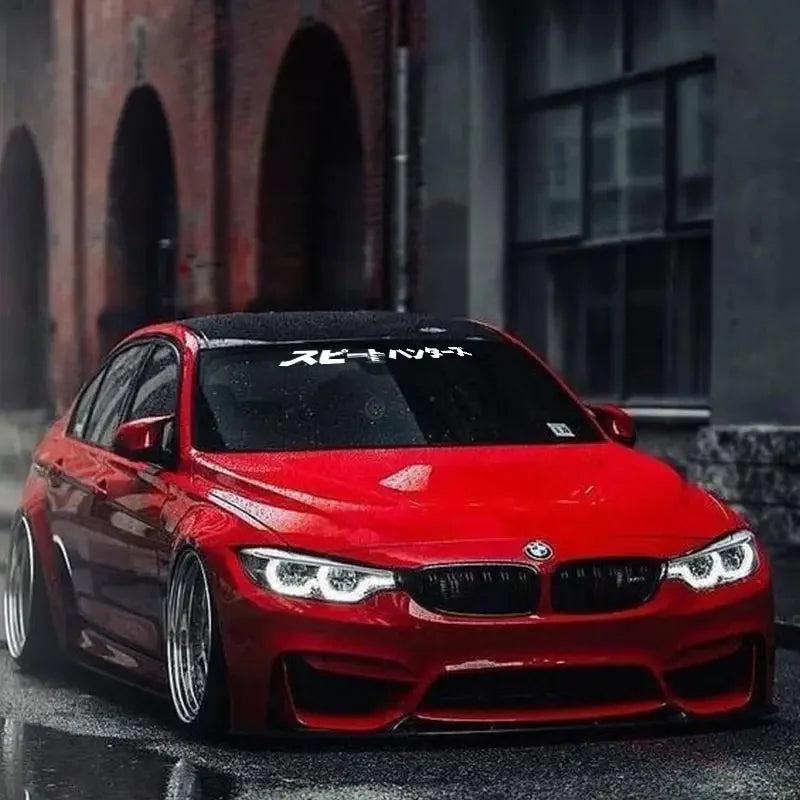 スピートハンターズ JDM Car Stickers for Auto Front Windshield Street Racing